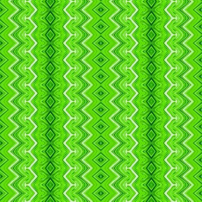 Lime Green Rickrack Stripes