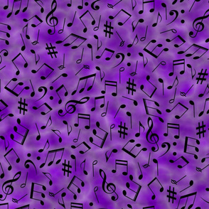 Music Notes Fabric, Wallpaper and Home Decor | Spoonflower