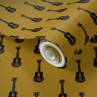 ukulele // musical instrument kids guitar fabric instruments music pattern 