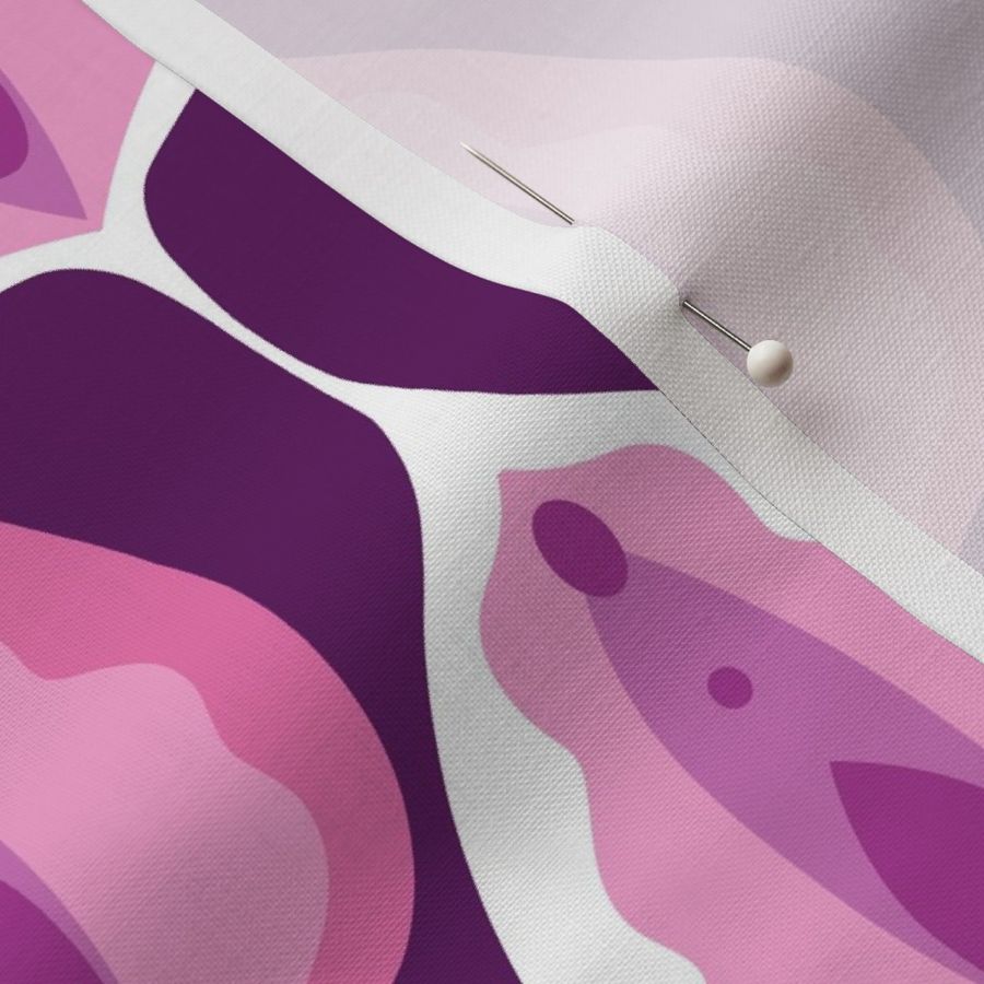 Hidden Vagina Vulva Geometric Retro Fabric Spoonflower