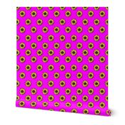 sunflower pattern pink 