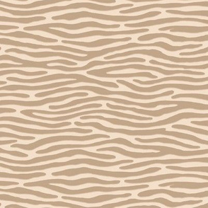 ★ ZEBRA OR TIGER ? ★ Beige – Tiny Scale - Horizontal / Collection : Wild Stripes – Punk Rock Animal Prints 2