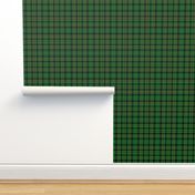 Moncrieffe tartan, green/black, 6"