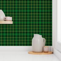 Moncrieffe tartan, green/black, 6"