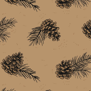 Rustic Pine Cones