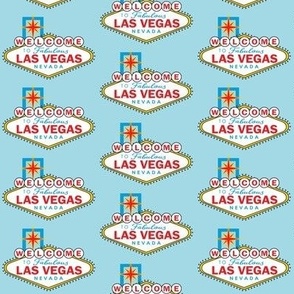 las-vegas sign-in-color on blue