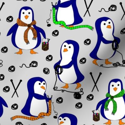 penguin knitting