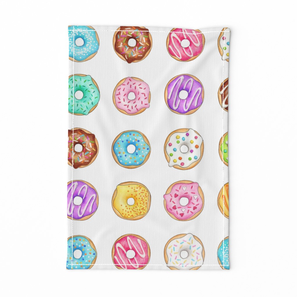 Donuts -  large 4 inch multi coloured donuts