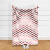 lips // valentines day fabric cute love themes pattern red lipstick red