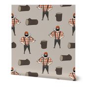 Lumberjacks - burnt orange