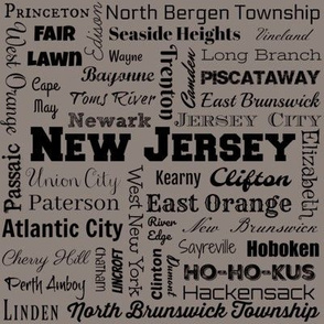 New Jersey cities,  taupe