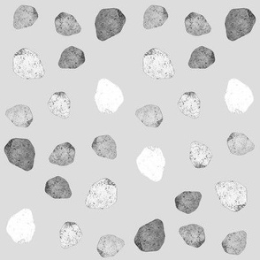 plain gray stones