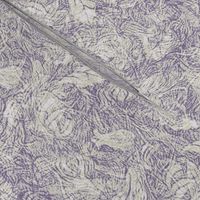 Engraving woodcut-purple tint