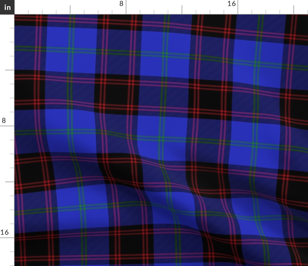 Home / Hume tartan, 6" modern colors, 1842 Vestiarium Scoticum