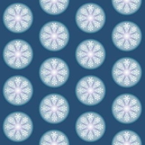 Snowflakes with Stars and Moons