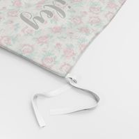 Floral Rose Personalized Name - Hailey