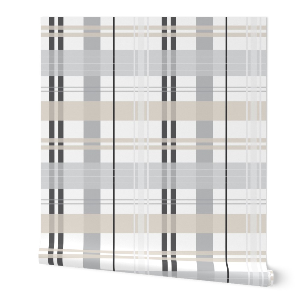 french grey plaid gray plaid french gray buffalo check