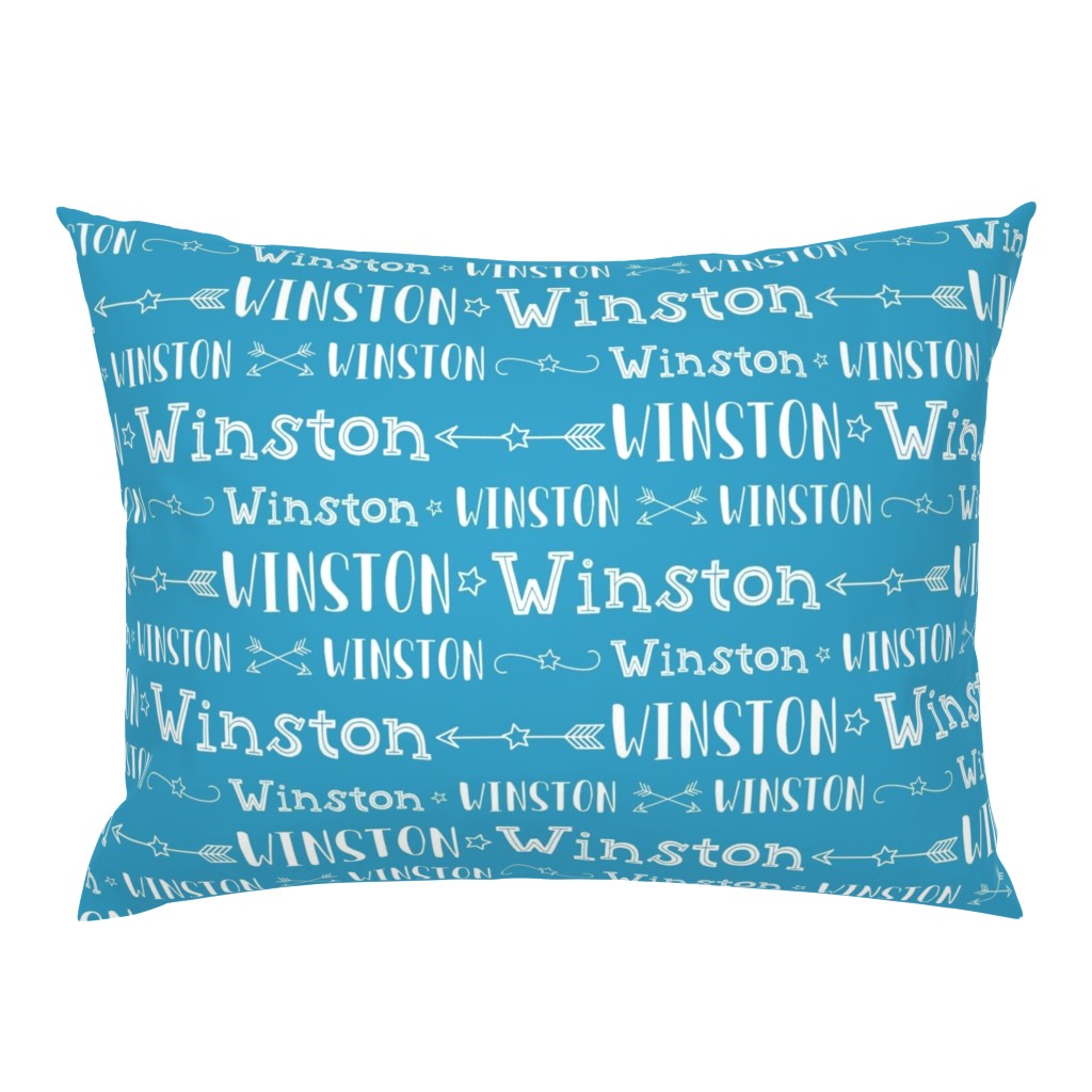 Boys Personalized Name Fabric // Stars and Arrows - Winston