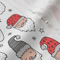 Christmas Santa Claus with Stars on White Smaller