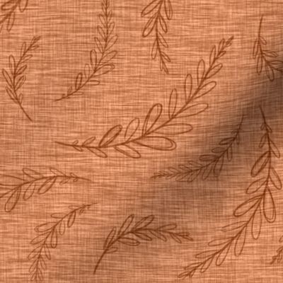 Laurel Linen- Rust