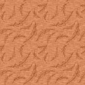 Laurel Linen- Rust