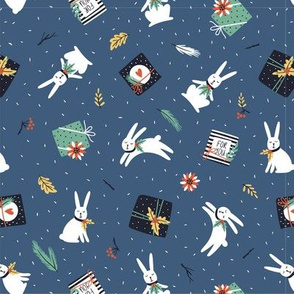 Christmas rabbits