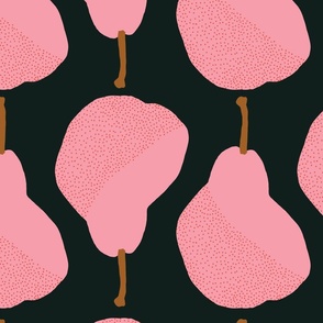 Bosc Pears | Pink + Black