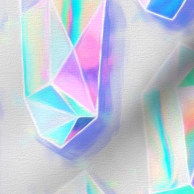 Iridescent Rainbow Crystals - large