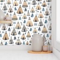 Woodland Native Tepees