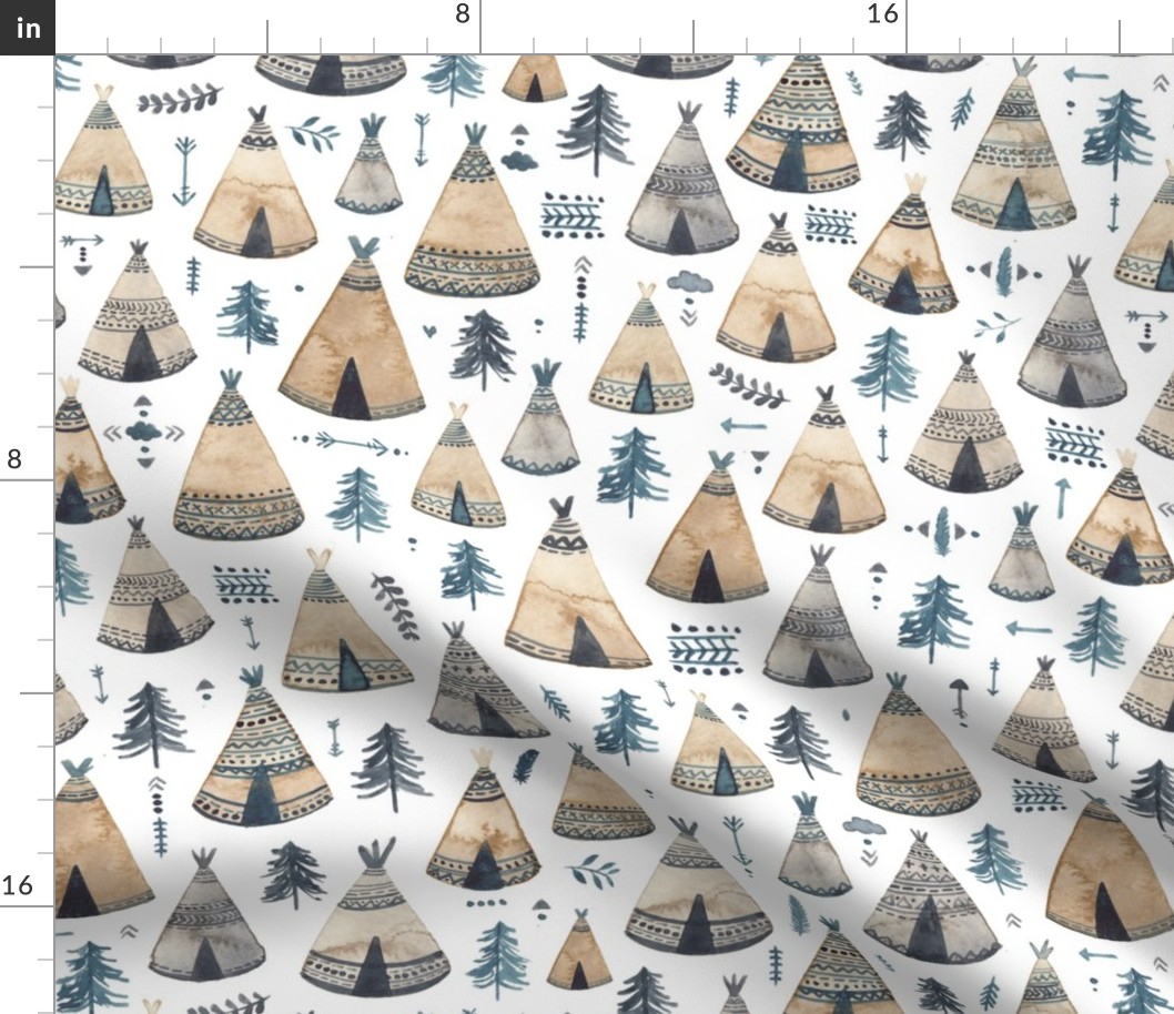 Woodland Native Tepees