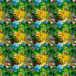 Helio Collage Sunflower Repeat