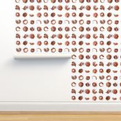 pencil shavings polka dot