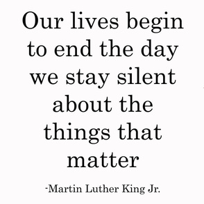 Martin Luther King- Silent