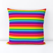 Rainbow Pride Stripes (eight stripe, Baker design) - 1/2 inch