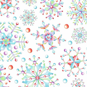 Prismatic Snowflakes
