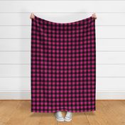 Fuchsia Scumbling Plaid