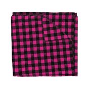 Fuchsia Scumbling Plaid