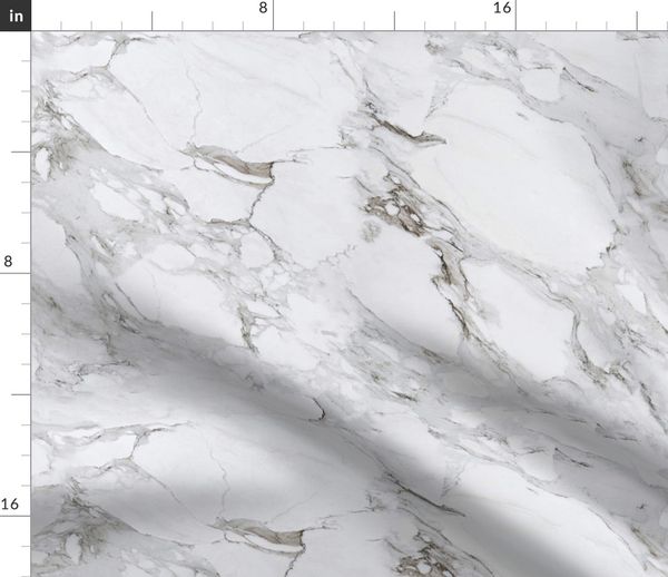 Calcutta marble grey marble gray marble - Spoonflower