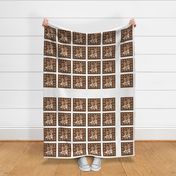 Set of 20 Cavalier King Charles fabric squares