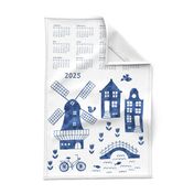 Holland Royal Delft Blue calendar 2024