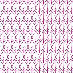 geometric leaves pink