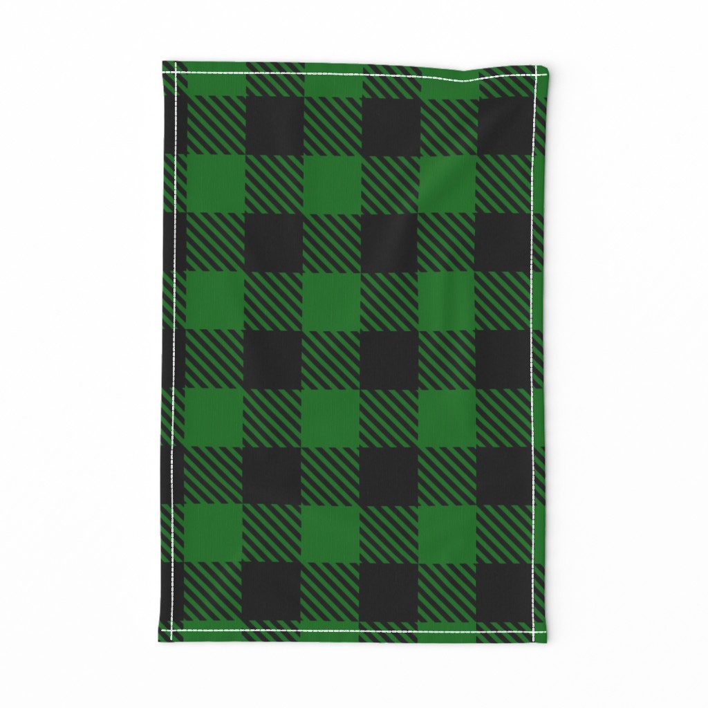 Buffalo Plaid Green & Black