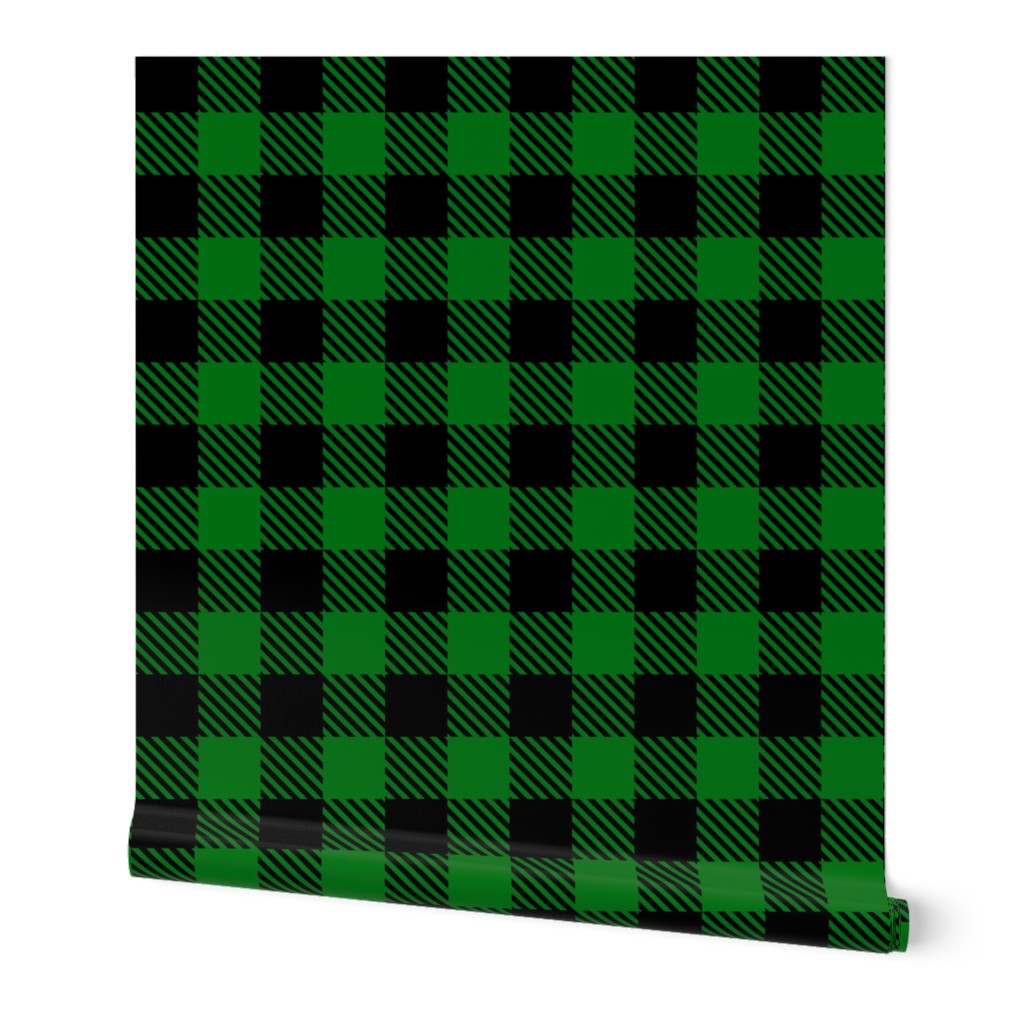 Buffalo Plaid Green & Black