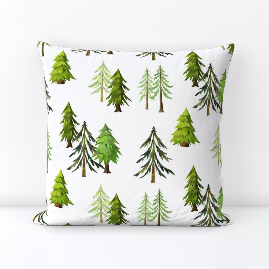 Pine Tree Forest - Woodland Trees LARGE SCALE A