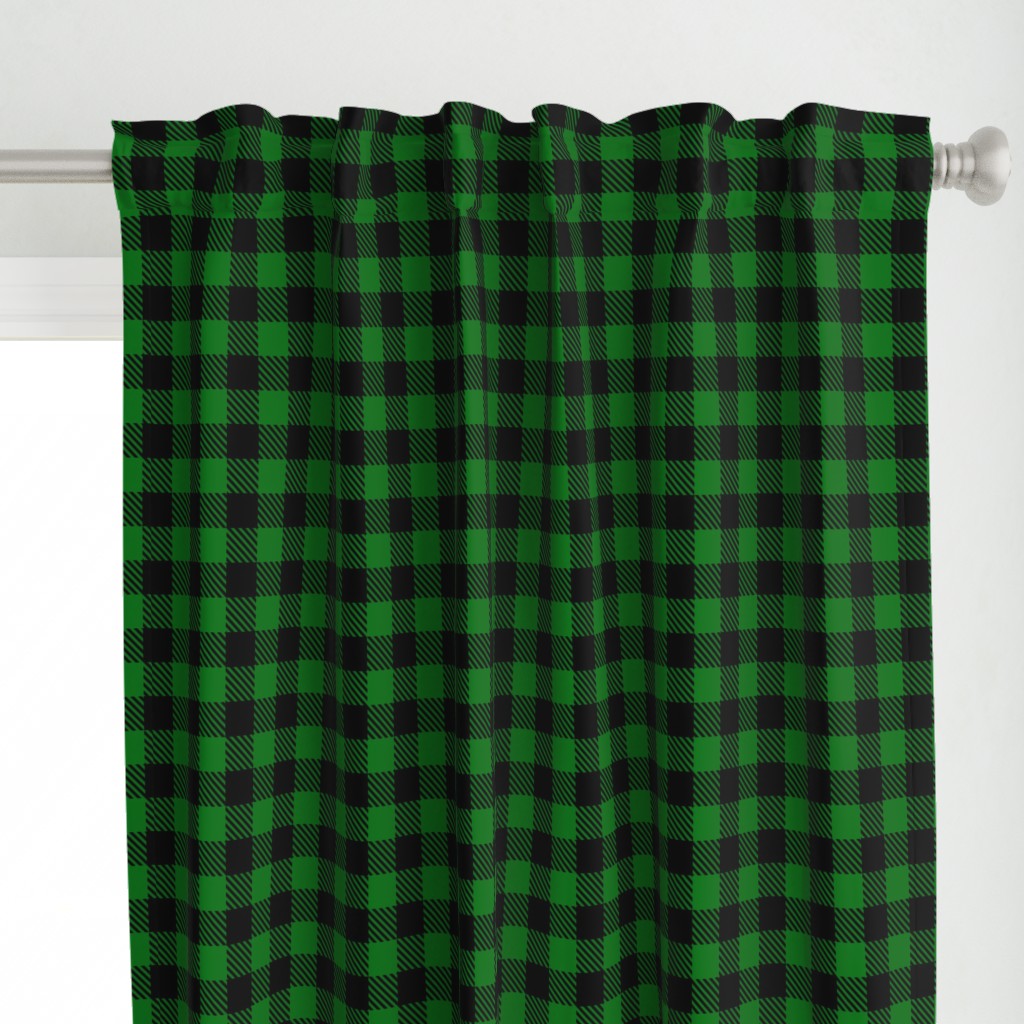 Buffalo Plaid Green & Black - Small