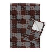 Buffalo Plaid Burgundy & Grey