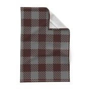 Buffalo Plaid Burgundy & Grey