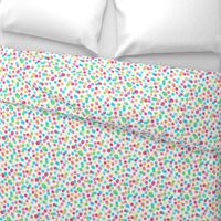 Illustrated Ink Blot Rainbow Confetti Spots Pattern