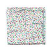 Illustrated Ink Blot Rainbow Confetti Spots Pattern