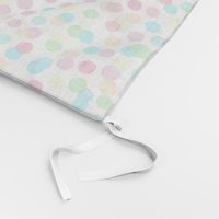 Illustrated Ink Blot Rainbow Confetti Spots Pattern